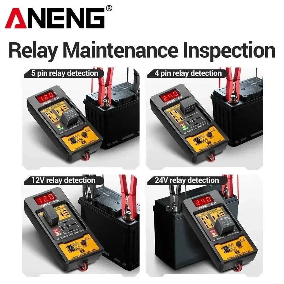 Universal Electronic Automotive Relay Tester For Car Auto Battery Check 12V UK - Image 2