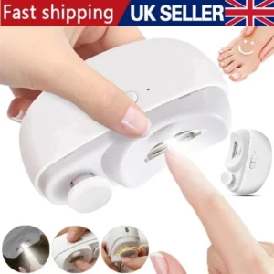 Electric Sharp Toenail & Fingernail Clippers For Thick Nail Trimmer Grinder