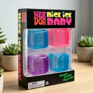 Needoh Nice Ice Baby 4 Pack - Sensory Squishy Fidget Toy, Stress Relief UK