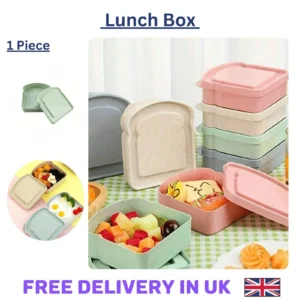 Sandwich Storage Box Bread Lunch Box Food Storage Case Kitchen Reusable Container