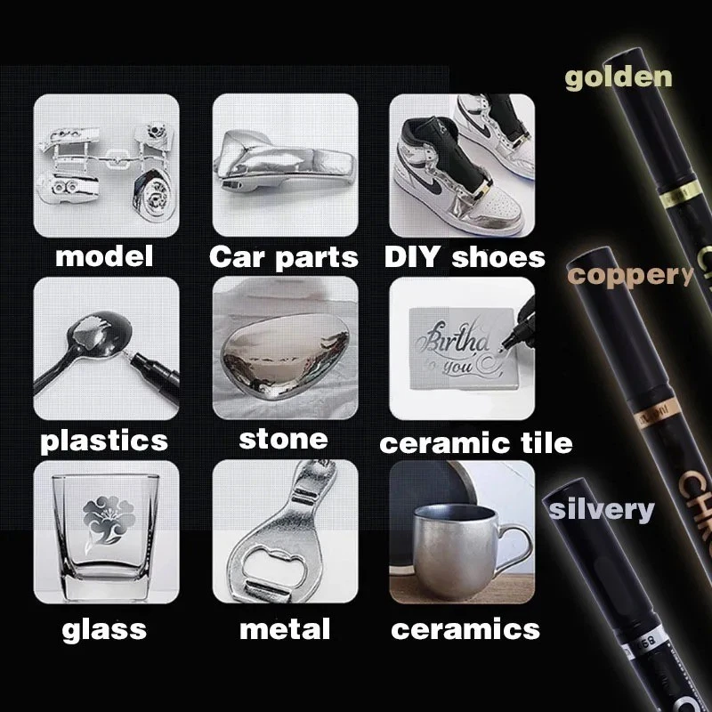 Liquid Chrome Mirror Marker Pen | Metallic DIY Paint Pen UK