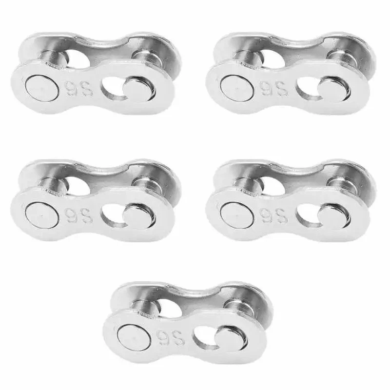 5 Pairs Bike Chain Quick Links for 6–11 Speed Bikes