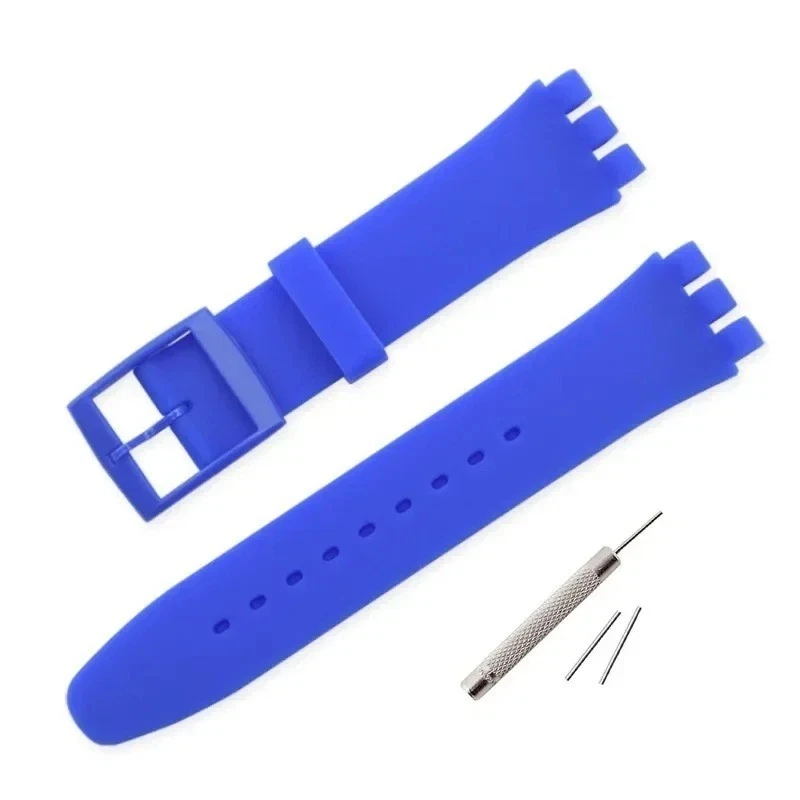 Rubber Silicone Watch Strap for Swatch | 16mm–20mm UK