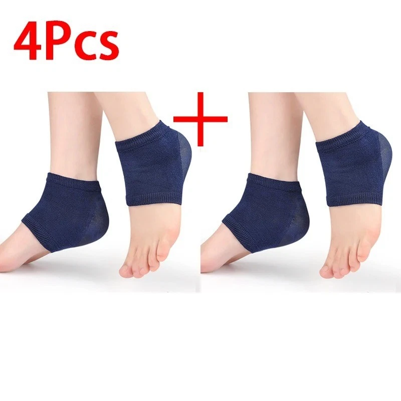 2PCS Gel Heel Protector Sleeves for Plantar Fasciitis Support