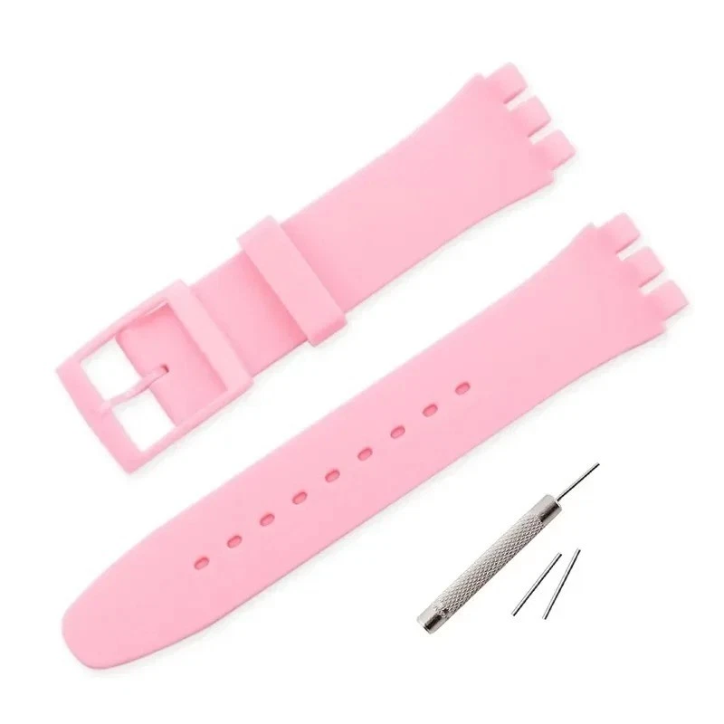 Rubber Silicone Watch Strap for Swatch | 16mm–20mm UK