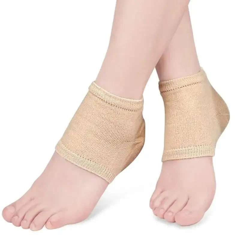 2PCS Gel Heel Protector Sleeves for Plantar Fasciitis Support
