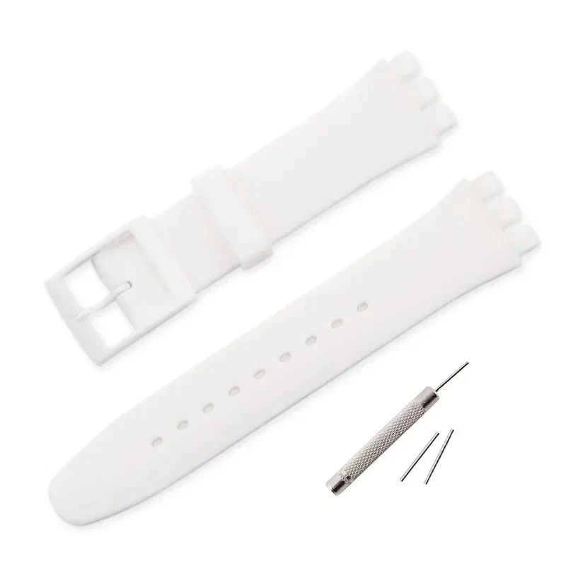 Rubber Silicone Watch Strap for Swatch | 16mm–20mm UK