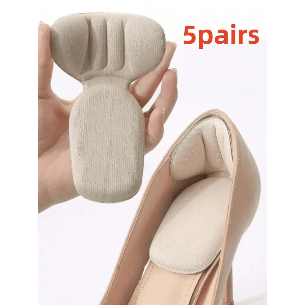 2PCS Self-Adhesive Heel Grip Pads for Loose Shoes UK - Image 2