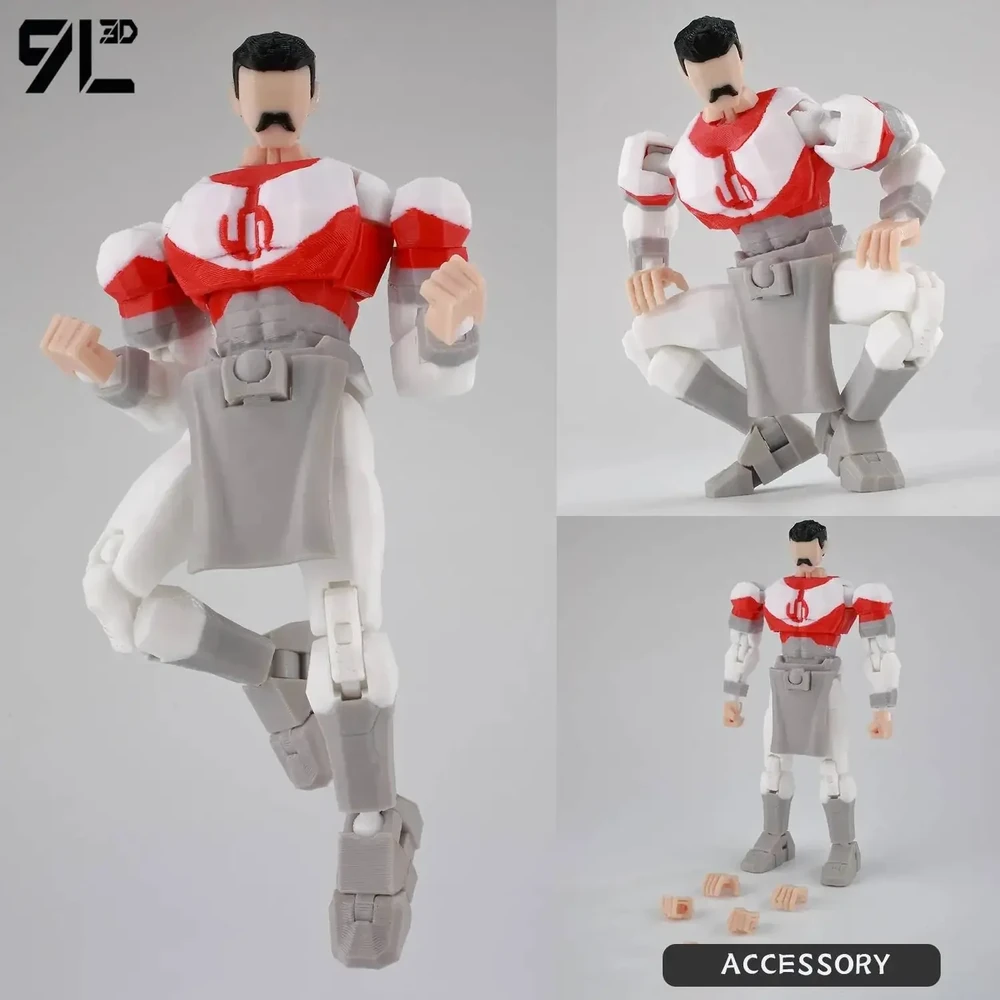 9L3D T13 Mark Grayson Action Figure | 14cm 3D Printed Poseable Collectible UK - Image 33