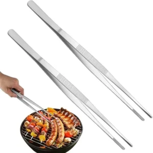 Stainless Steel Cooking Tweezers | Precision Kitchen Tongs 12.5–30cm Uk