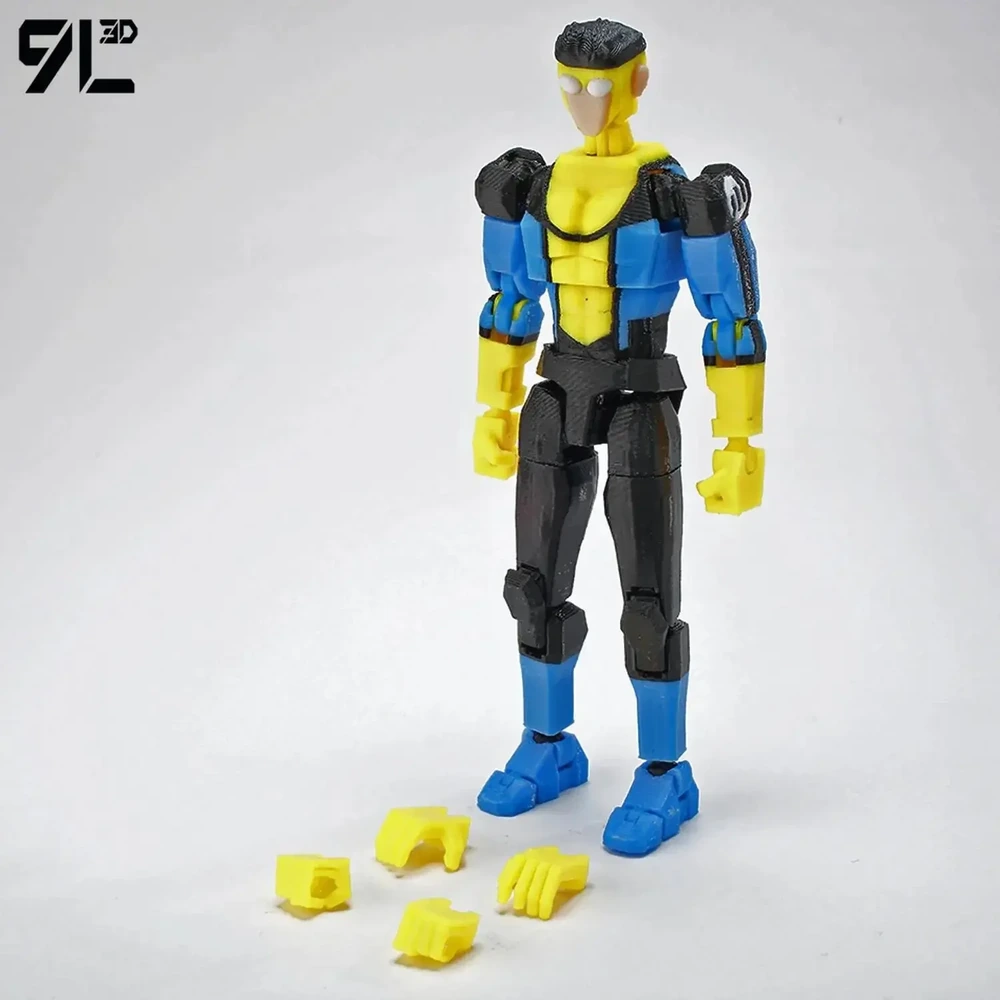 9L3D T13 Mark Grayson Action Figure | 14cm 3D Printed Poseable Collectible UK - Image 2