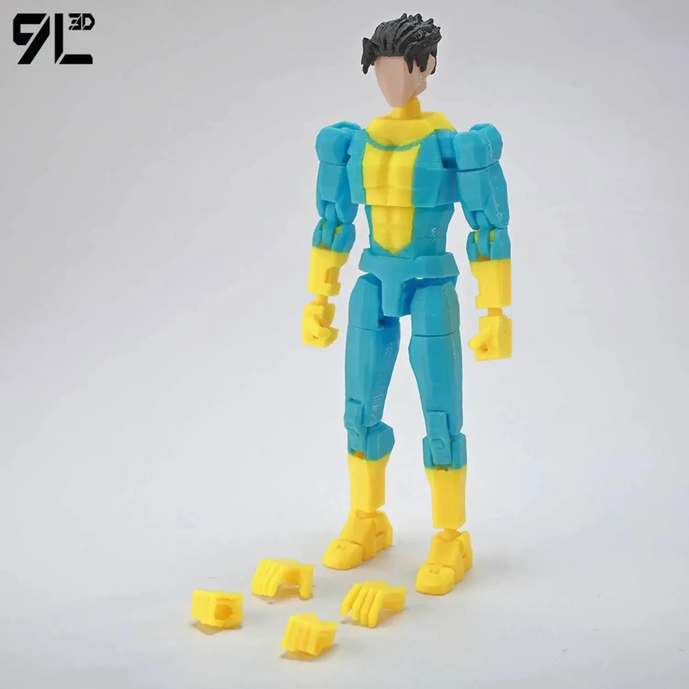 9L3D T13 Mark Grayson Action Figure | 14cm 3D Printed Poseable Collectible UK - Image 13