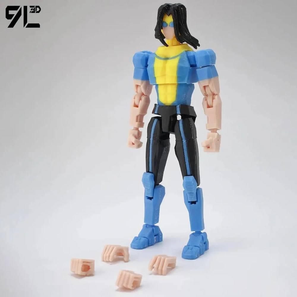 9L3D T13 Mark Grayson Action Figure | 14cm 3D Printed Poseable Collectible UK - Image 11