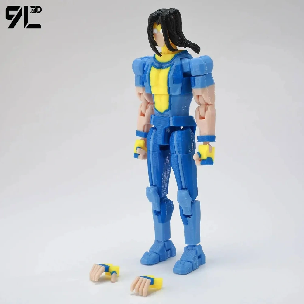 9L3D T13 Mark Grayson Action Figure | 14cm 3D Printed Poseable Collectible UK - Image 10