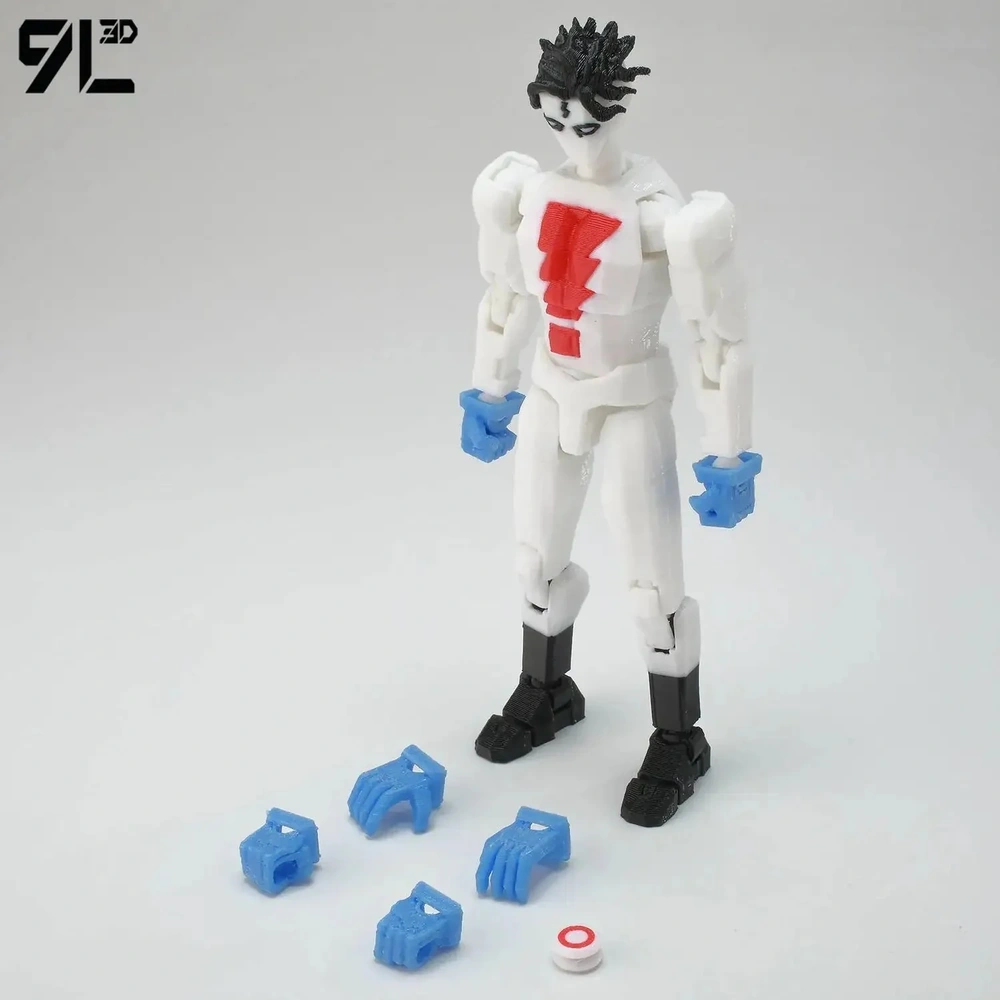 9L3D T13 Mark Grayson Action Figure | 14cm 3D Printed Poseable Collectible UK - Image 8