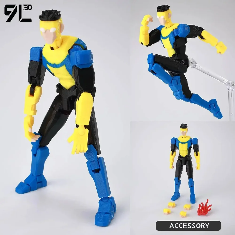 9L3D T13 Mark Grayson Action Figure | 14cm 3D Printed Poseable Collectible UK - Image 9
