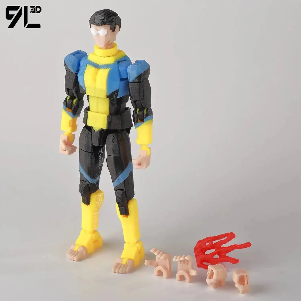 9L3D T13 Mark Grayson Action Figure | 14cm 3D Printed Poseable Collectible UK - Image 3
