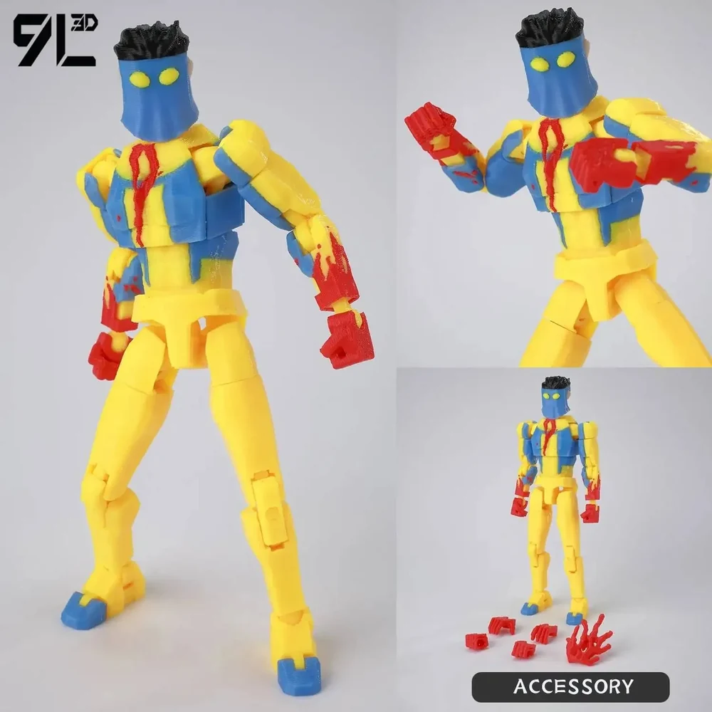9L3D T13 Mark Grayson Action Figure | 14cm 3D Printed Poseable Collectible UK