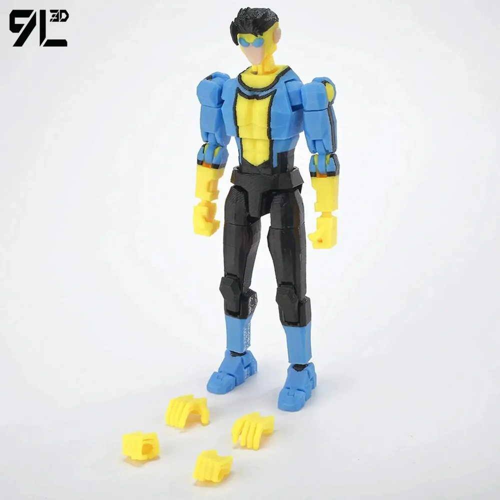 9L3D T13 Mark Grayson Action Figure | 14cm 3D Printed Poseable Collectible UK - Image 18