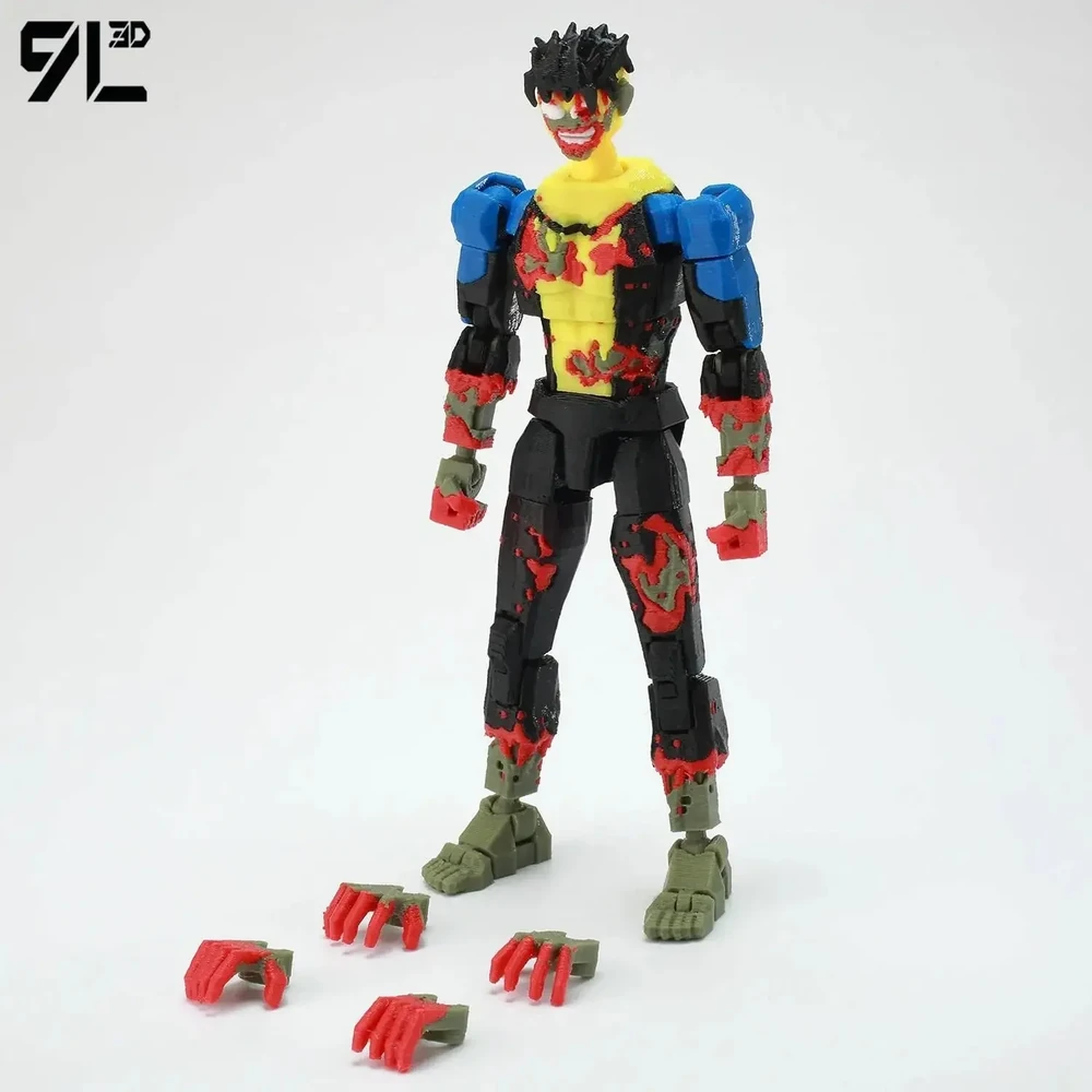 9L3D T13 Mark Grayson Action Figure | 14cm 3D Printed Poseable Collectible UK - Image 21