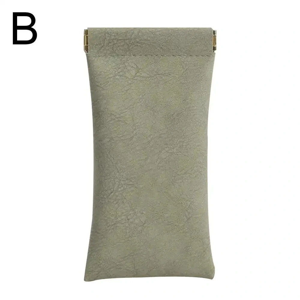 Magnetic Spring Top Glasses Case | Soft PU Leather Pouch UK - Image 3