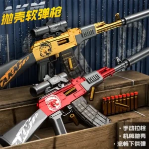 AK-Style Shell Ejecting Soft Bullet Toy Blaster | 18+ UK