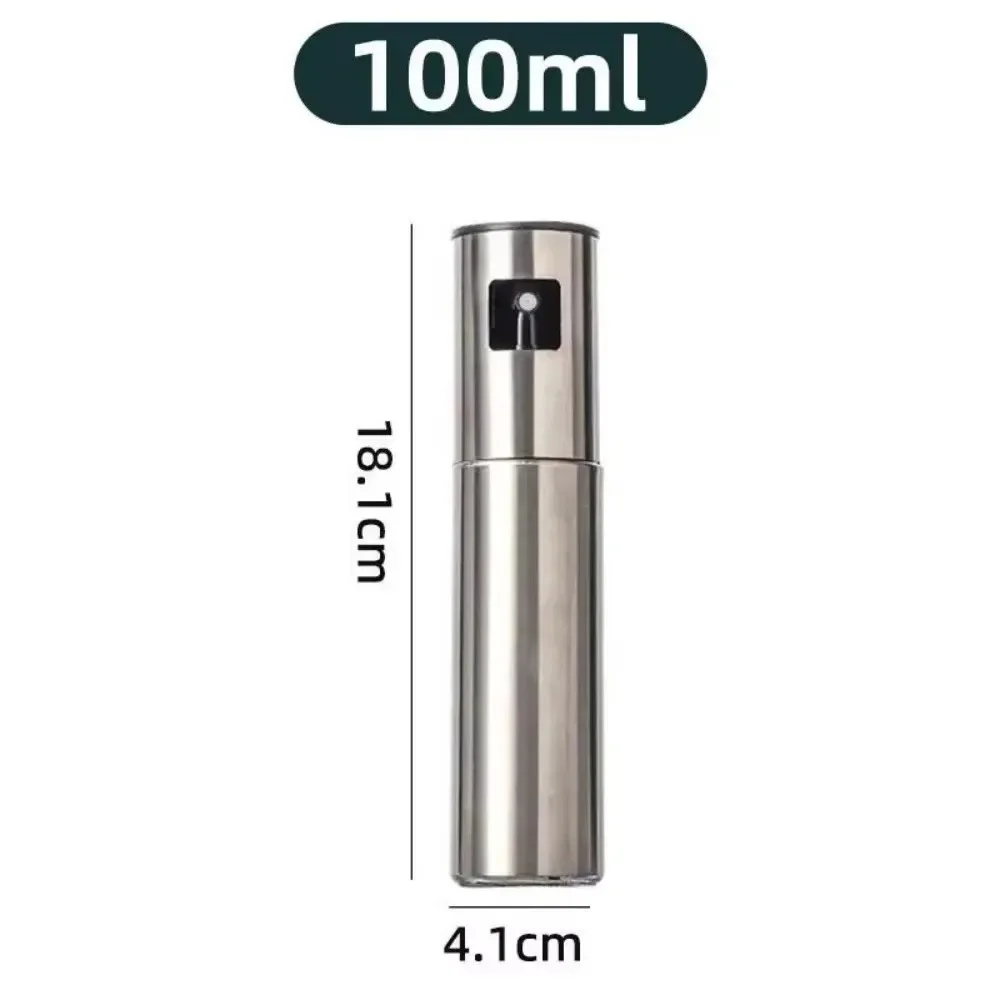 100ml Stainless Steel Olive Oil Sprayer | Refillable Press Pump Kitchen Oil Spray Bottle - Image 7