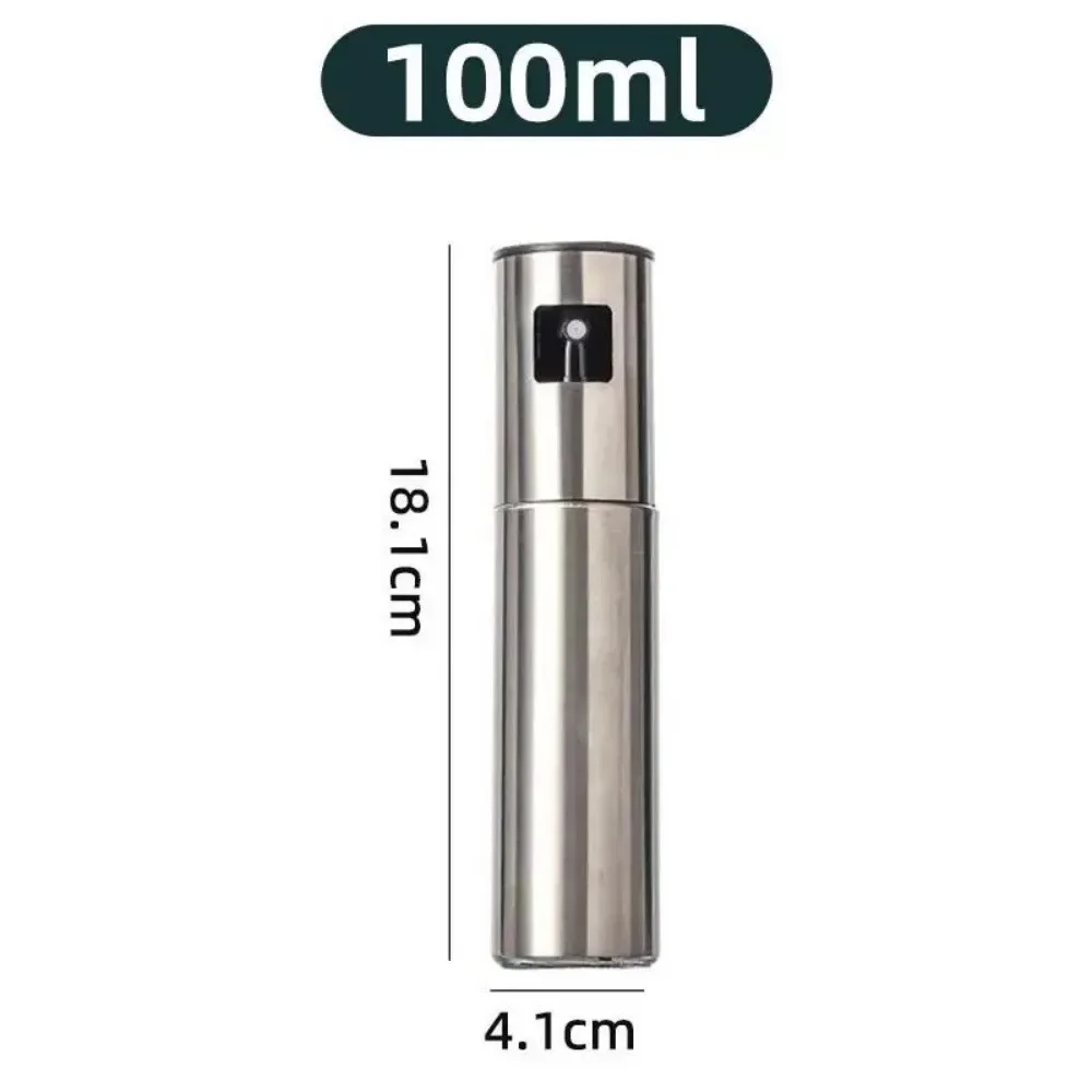100ml Stainless Steel Olive Oil Sprayer | Refillable Press Pump Kitchen Oil Spray Bottle - Image 8