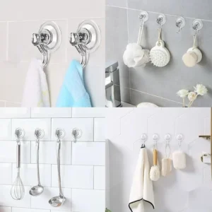 Large Lever Action Suction Hook for Kitchen & Bathroom UK