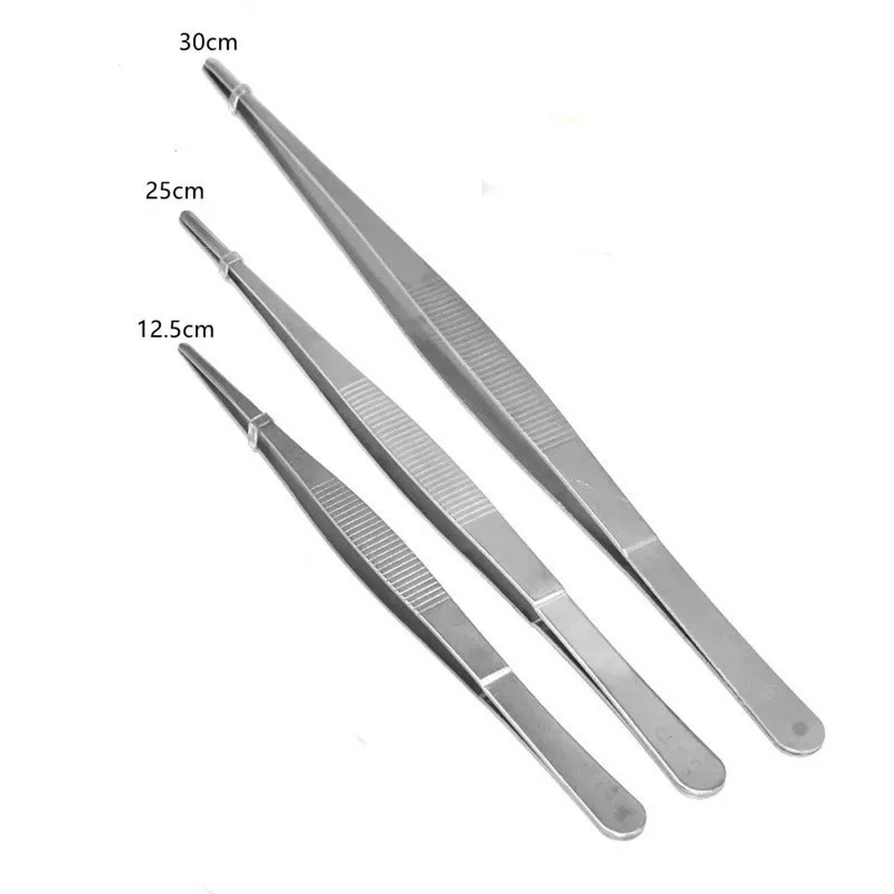 Stainless Steel Cooking Tweezers | Precision Kitchen Tongs 12.5–30cm Uk - Image 2