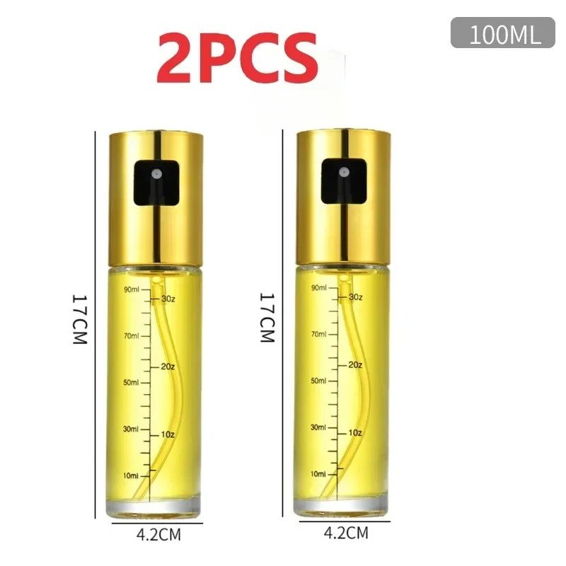 100ml Stainless Steel Olive Oil Sprayer | Refillable Press Pump Kitchen Oil Spray Bottle - Image 11