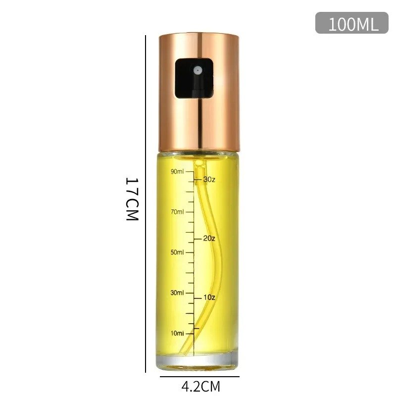 100ml Stainless Steel Olive Oil Sprayer | Refillable Press Pump Kitchen Oil Spray Bottle - Image 14