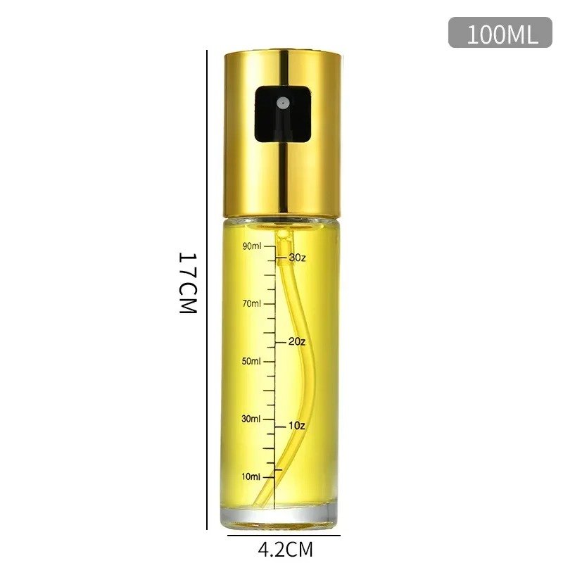 100ml Stainless Steel Olive Oil Sprayer | Refillable Press Pump Kitchen Oil Spray Bottle - Image 10